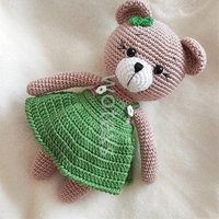 Conception personnalisée poupée ours au crochet animaux au crochet jouets à vendre tricoté jouet personnalisé coton ours en peluche