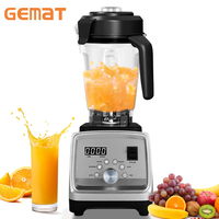 2200W Krachtige Commerciële Blender voor zwaar gebruik met automatische timer, snelle fruitmixer, snijmachine en hogesnelheids sapcentrifuge
