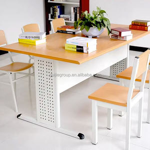 Guijie Hot Sale Langlebige Schul bibliothek Möbel Einfaches Design Lesesaal Tische und Schüler Schreibtisch für Studenten - Product Image 5