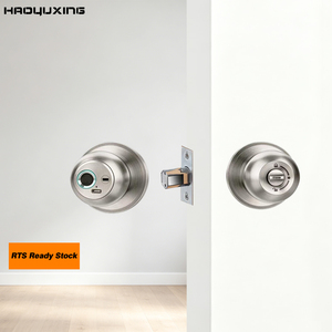 Smart Ball <strong>Door</strong> Lock <strong>Knob</strong> Lock Pick Aluminum with Fingerprint Key Unlock Smart Lock Round Cerradura De Bola Con Huella - Product Image 1