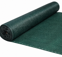 Filet d'ombrage tricoté en HDPE vert foncé 35, taux d'ombrage 95%, plusieurs couleurs pour l'agriculture, serres, jardins, protection solaire