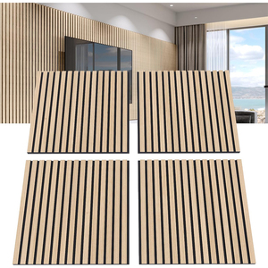 60x60cm Decoración <span class=keywords><strong>de</strong></span> pared <span class=keywords><strong>Placa</strong></span> <span class=keywords><strong>de</strong></span> melamina insonorizada PVC WPC Paneles <span class=keywords><strong>de</strong></span> pared acústicos - Product Image 5