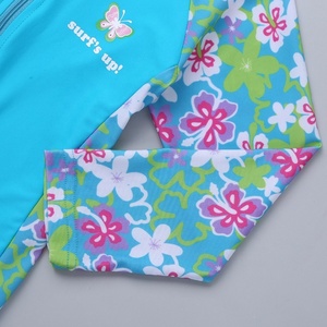 Traje de Baño de Una Pieza con Estampado Floral para Niñas de 3 a 12 Años, para Natación Competitiva, Surf, Esquí Acuático - Product Image 5