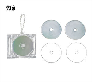 Mini álbum de acrílico personalizado NFC llavero portátil RFID NTAG213 Etiqueta de moneda redonda Mini álbum llavero para mercancía estrella - Product Image 6