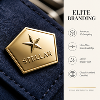 Plaques de relief 3D en alliage de zinc, motifs logo, sans égal, impeccables, de haute densité, façade brillante, sérigraphie personnalisée