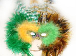 Maschera Animale Bianca Mezza Faccia per Costume, Cosplay, Artigianato, Feste, Compleanni, Carnevale, Vacanze, Danza - Product Image 1