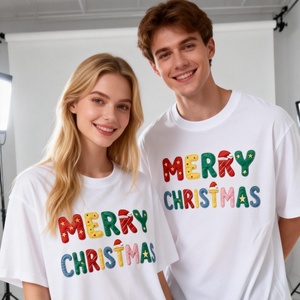 Camisetas de Lujo de Alta Calidad 100% Algodón para Hombre con Logo Personalizado, Impresión DTG con Relieve, Lisas, al Por Mayor a Granel, para Estampar - Product Image 2
