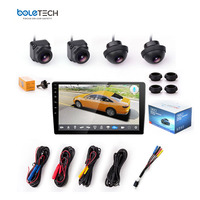 Sistem Kamera Mobil BL-289 Car Play 2+32G 10" HD 3D, Kamera 360, Sistem Pandangan Burung, Kamera Depan Belakang Kiri Kanan untuk Radio Mobil Android