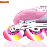 Patins à roulettes professionnels Istaride pour enfants, durables, légers, imperméables, en alliage d'aluminium, roulements ABEC-9, toutes saisons
