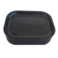 Plateau à rouler en métal coloré moderne sur mesure avec boîte de rangement et broyeur pour accessoires de cigarette, certifié ISO9001 - Vente en gros
