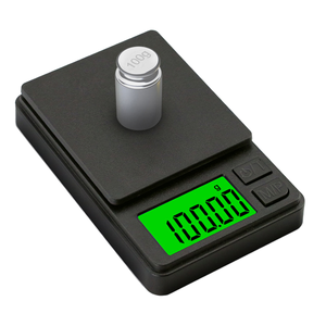 Độ chính xác cao 500G mini gram điện tử Quy mô LCD hiển thị nhà bếp đồ trang sức quy mô nhỏ pin Powered Trọng lượng tối đa 1kg - Product Image 1