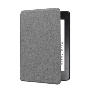 Funda para <span class=keywords><strong>Kindle</strong></span> <span class=keywords><strong>Paperwhite</strong></span> 2024 de 6 Pulgadas con Correa de Mano, Diseño de Tela, Funda de Cuero PU para <span class=keywords><strong>Kindle</strong></span> 6, 7 Pulgadas, 5, 4 - Product Image 4