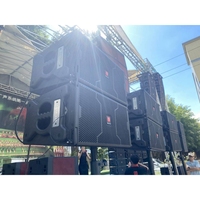 Système de sonorisation Line Array actif T.I Pro Audio 10 pouces avec haut-parleur en bois pour scène et système de sonorisation pour église