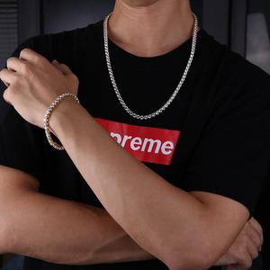 KRKC collan burattato dans cristallo donna uomo au point oro <span class=keywords><strong>18</strong></span> k argento 925 hip hop personalizzate personalizzabili <span class=keywords><strong>chaîne</strong></span> de tennis - Product Image 6