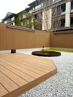 Panneaux de clôture de jardin en WPC écologique en gros, design moderne, garantie 5 ans pour usage extérieur de villa