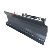 Skid Steer Bulldozer 84 "Dozer Blade Pisau Bajak Salju Hidrolik