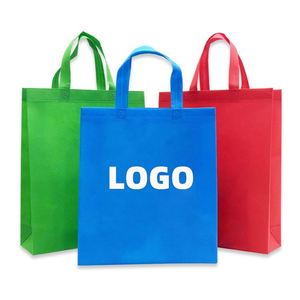 Bolsa de Mano de Alta Calidad al por Mayor, Fabricada con Tela Laminada No Tejida, con Logotipo Personalizado, Reutilizable para Compras, Abarrotes, Zapatos y Embalaje - Product Image 2