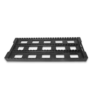 Estante de almacenamiento de placa de circuito impreso <span class=keywords><strong>ESD</strong></span> con compartimento de bandeja de blíster conductor de sala limpia duradero fabricado para almacenamiento seguro de PCB - Product Image 1
