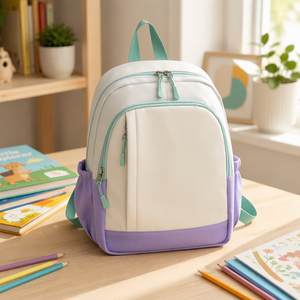 Customization Embroidery School Bags for <b>Kids</b> Low Price for <b>Boys</b> and Girls 10-20 Litre Zipper Elementary School Student <b>Backpack</b> - Product Image 1