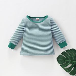 Conjunto de Ropa para Bebé Unisex de 3 Piezas, Estilo Casual a Rayas, Transpirable, Camiseta de Manga Larga + Mameluco sin Mangas + Gorro, 0-18 Meses - Product Image 5