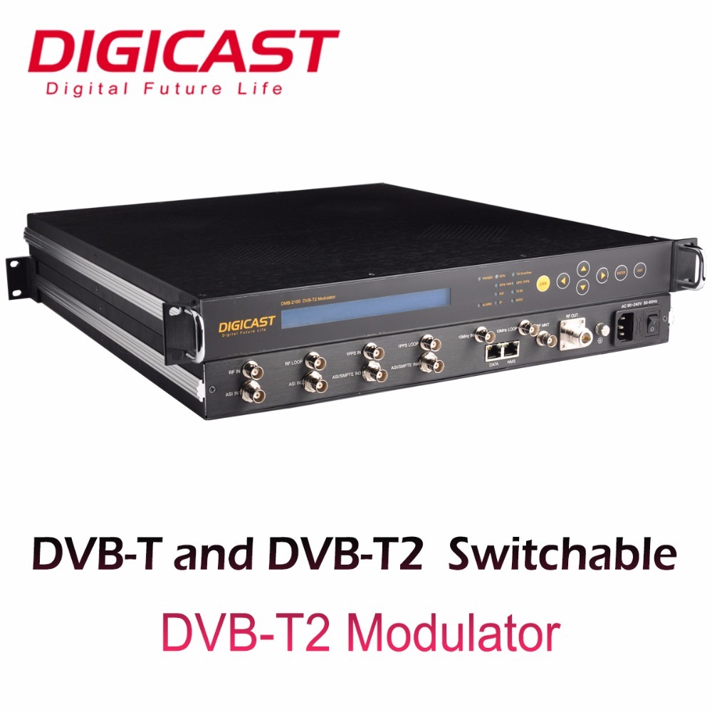 DVB-T2 Modulateur pour Équipement de Diffusion De TÉLÉVISION Numérique DVB T2 Modulateur CATV Modulateur RF