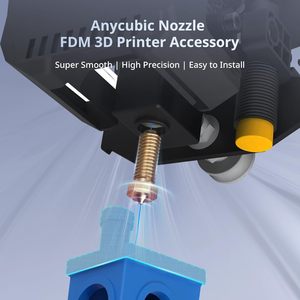 Buse d'imprimante 3D Anycubic, 0.4mm, en métal, à dégagement rapide, pour Kobra 3 Kobra 3 V2 Combo - Product Image 2