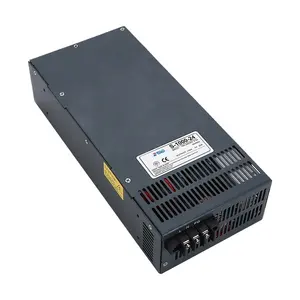 Meanwell 1000W 12 Volt 220 Volt DC to AC Power Inverter S-1000-12 1000 Watt Inverter 12V 220V with led drivers and cctv cameras