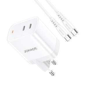 Cargador rápido Jokade de 30W USB-C con cable para teléfonos y tabletas - Product Image 3