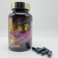 Best verkochte PLUS CURVE Beauty Body Capsules HALAL gecertificeerd, 60 stuks, voor het liften, vergroten en verstevigen van billen en heupen, en voor een gebogen, strakker lichaam.