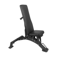 Banc de musculation à domicile en gros de Chine, banc plat à dents de scie, écologique, réglable, équipement de musculation avec haltères