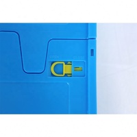 Panier Design maille Style conteneur pliable caisse en plastique empilable et pliable pour le déplacement et le stockage boîte fourre-tout pliable