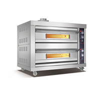 Four à vapeur commercial YMD, neuf, 220V, 3 niveaux, 6 plateaux, portable, contrôle numérique, machine de boulangerie automatique pour la cuisson