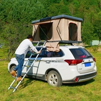 Carpa de techo para coche, impermeable, ligera, de aluminio, con carcasa rígida.