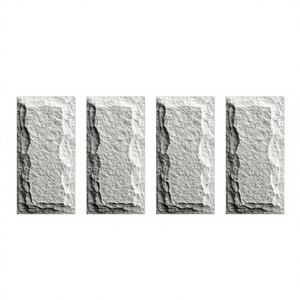 Bloques de Piedra Decorativos de Mármol Blanco Natural para Paredes Interiores/Exteriores, Estilo Villa, para Chimeneas y Paredes de Fondo de TV - Product Image 1