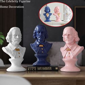 Regalo personalizzabile all'ingrosso della decorazione dell'ufficio dell'artigianato della figurina della scrivania di casa con il tema di arte & amore di <span class=keywords><strong>Shakespeare</strong></span> - Product Image 2