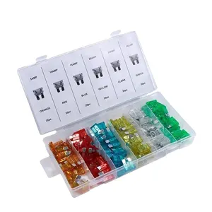 Professional Factory Supplier 120pc High Assorted Car Fuse Set Auto Kit Set Assortment