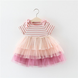 Robe de danse tutu pour enfants en coton à manches courtes, vêtements de fête, vêtements pour bébés filles, achat en ligne pour enfants - Product Image 2