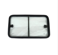 Fenêtre coulissante en verre pour voitures, 1 pièce, Double, pour Van, passager, lumière