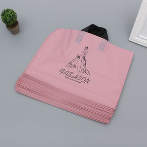 Wholesale Packaged Plastic Bag Featuring LDPE Loop Handle From Factory for Store Use and Logo Application Custom Gift Bag