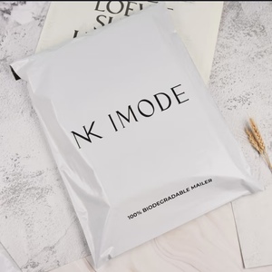 Bolsa de correo de agradecimiento Rosa 10x13 logotipo personalizado Paquete de envío de mensajería impreso Bolsas de correo de paquetes Poly Mailers con asa - Product Image 5