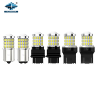 Nouvelle ampoule LED T15 921 pour feux de recul 2600 Lumens 3014 54SMD 6000K Blanc Non polarisé 12V