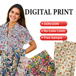 Tessuto <span class=keywords><strong>Liberty</strong></span> in Cotone Tana Lawn 100% Morbido ed Ecologico, Stampa Digitale Floreale Nera Leggera 26SS per Camicie e Borse da Donna e Ragazze - Product Image 5