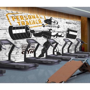 Carta da Parati Murale Moderna con Sfondo di <span class=keywords><strong>Palestra</strong></span>, Bodybuilding, Sollevamento Pesi e Fitness - Product Image 2