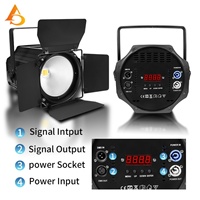 Projecteur Fresnel LED RGBW haute puissance 200W AICPOSE pour mariage, fête, éclairage de scène DMX