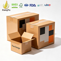 Fabricant de boîtes en carton ondulé sur mesure, cartons kraft personnalisés pour l'emballage en vrac, commandes en gros et produits avec étiquettes