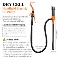 Pompe à siphon électrique portable haute efficacité 2,5 GPM, extracteur de carburant diesel basse pression avec fonctionnalités personnalisables OEM