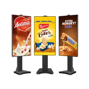 43 55 Inch Shop Video Player Store Retail Touch Screen Monitor Hanging LCD Advertising Display Digital Signage Window