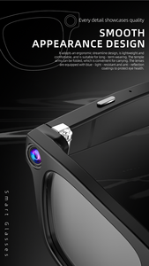 Lentes Inteligentes G300 con Control Táctil por Voz a través <span class=keywords><strong>de</strong></span> la Aplicación, Cámara <span class=keywords><strong>de</strong></span> 8MP, Grabación <span class=keywords><strong>de</strong></span> Video 1080P, Traducción IA en Tiempo Real, Estabilización <span class=keywords><strong>de</strong></span> Imagen - Product Image 2