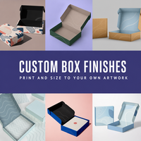 Boîtes d'expédition personnalisées avec logo imprimé, emballage en carton ondulé Airbox, boîte pliante pour l'e-commerce, commande à partir d'une seule pièce