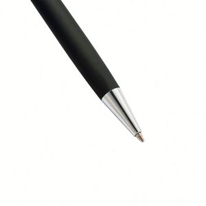 High Quality Black Metal Twist Ballpoint <b>Pen</b> with Custom Logo Promotional Gift Printed for Business Office and Signature Writing - Product Image 3
